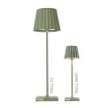 lamp Troll Nano 1200mAh 1.6W 165lm 2200-3000K (battery + charger) olive green - 2