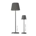 lamp Troll Nano 1200mAh 1.6W 165lm 2200-3000K (battery + charger) anthracite - 2