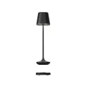 lamp Capri LED 3000mAh 2.5W 225lm 2200-2700K (battery + charger) black