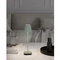 lamp Capri LED 3000mAh 2.5W 225lm 2200-2700K (battery + charger) olive green - 3
