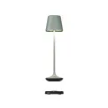 lamp Capri LED 3000mAh 2.5W 225lm 2200-2700K (battery + charger) olive green - 1