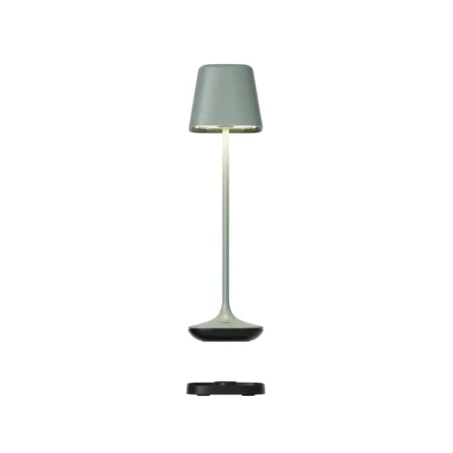 lamp Capri LED 3000mAh 2.5W 225lm 2200-2700K (battery + charger) olive green - 1