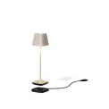 lamp Capri LED 3000mAh 2.5W 225lm 2200-2700K (battery + charger) sand - 2
