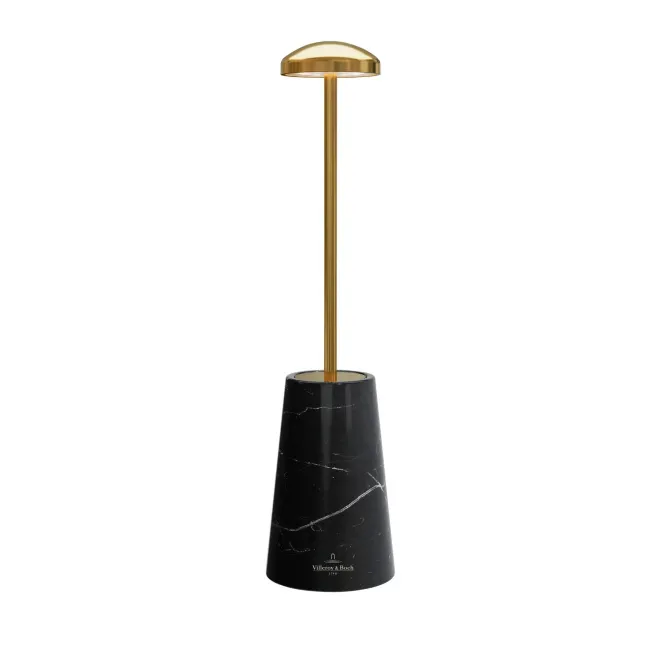 table lamp Siena LED 220mAh 1.9W 251lm 2200-3000K (battery + charger) black marble