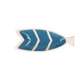 Talerz Pelagicoillogico w kształcie ryby 30x12.5cm niebieski