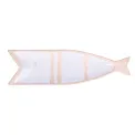 Talerz Pelagicoillogico w kształcie ryby 38.5x11cm biały