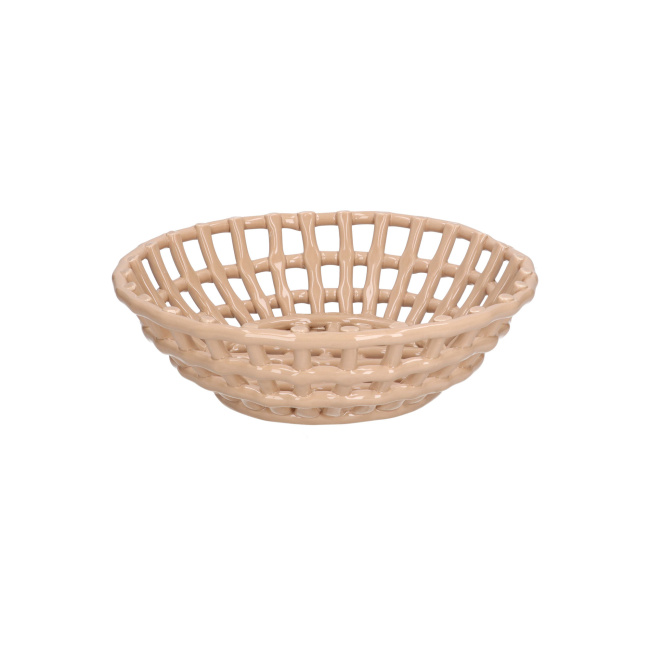 basket Catturata 29,5cm round beige