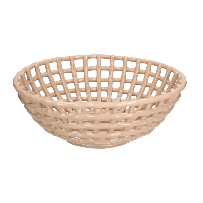 Kosz Catturata 36cm beżowy okrągły
