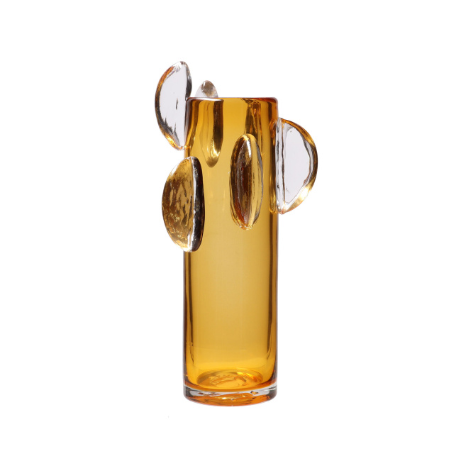 vase Ghiaccoli M amber  - 1