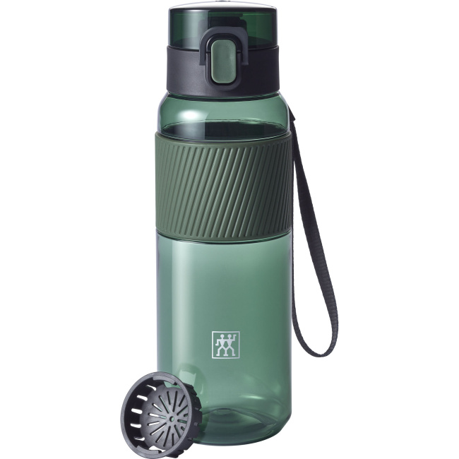 tritan water bottle 680ml green - 1