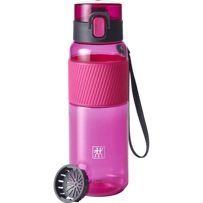 tritan water bottle 680ml pink - 1