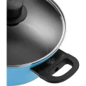 Garnek Caprera z pokrywką 24cm 4,75l niebieski - 2