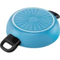 Patelnia Caprera głęboka z pokrywką 28cm niebieska - 2