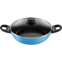 frying pan Caprera deep with lid 28cm blue