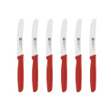 set of 6 knives Twin Grip 12cm for vegetables and fruits - 1