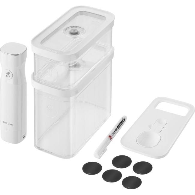 vacuum packaging starter set Fresh & Save Cube- M grey plastic - 1