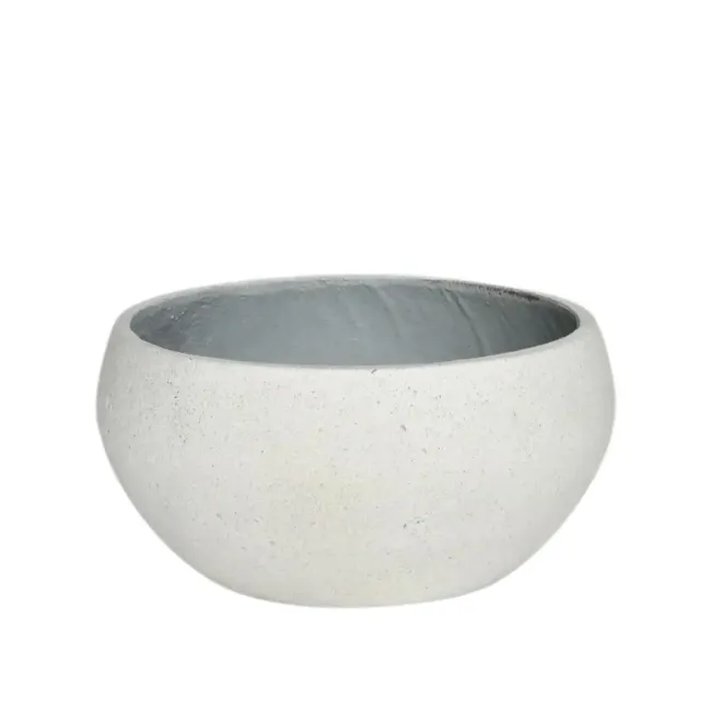 Planter Creastone 25x50cm size L sandy white