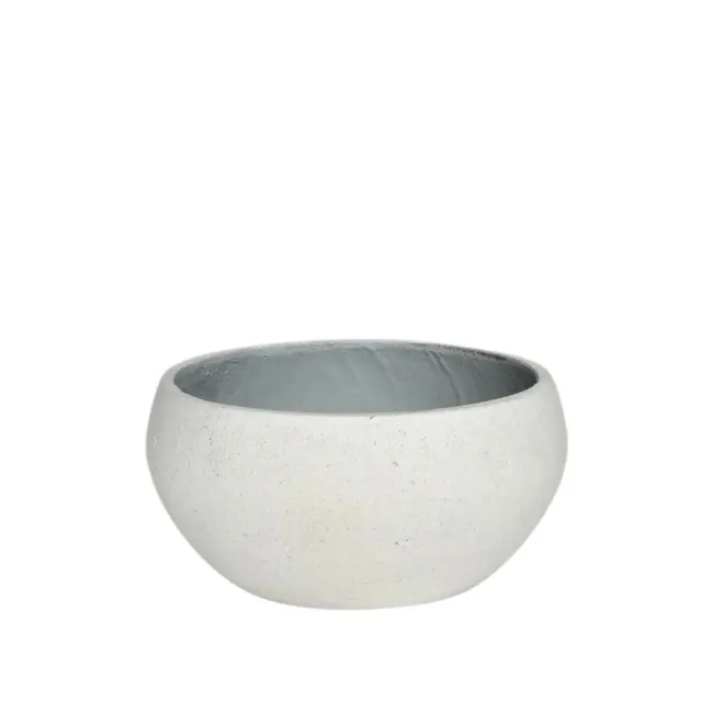 Planter Creastone 20x40cm size M sandy white