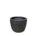 flowerpot Globe creastone 34,5x45cm size M black - 1