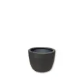 flowerpot Globe creastone 21,5x28cm size S black - 1