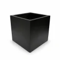 Flowerpot Cubic 50cm L sandstone anthracite - 1