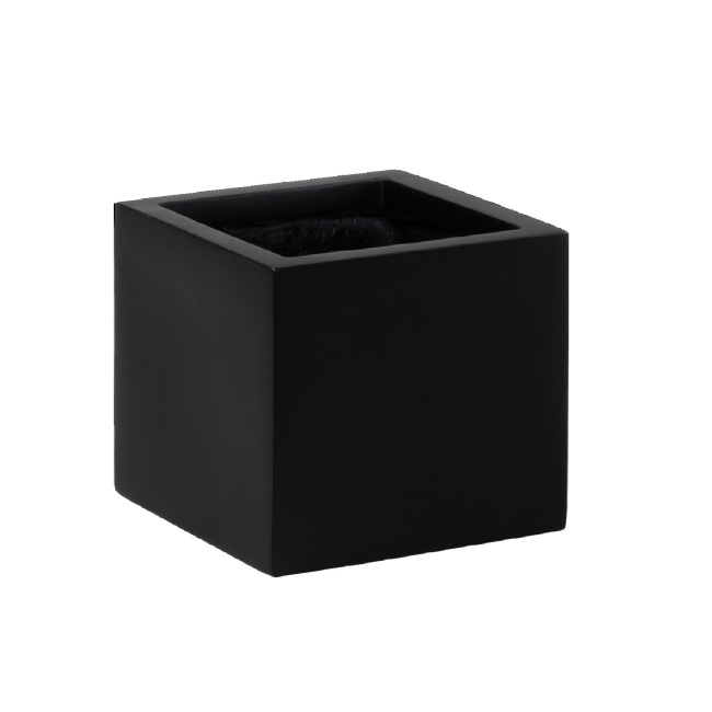 Flowerpot Cubic 30cm S sandstone anthracite