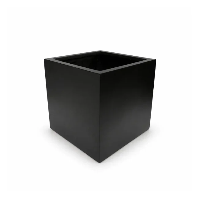 Flowerpot Cubic 30cm S sandstone anthracite