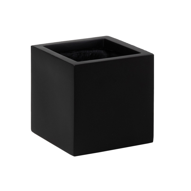 Flowerpot Cubic 20cm XS sandstone anthracite