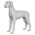 Figure dog 125x36x123cm Great Dane beige - 1