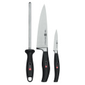 set of 2 knives + sharpener Five Star - 1