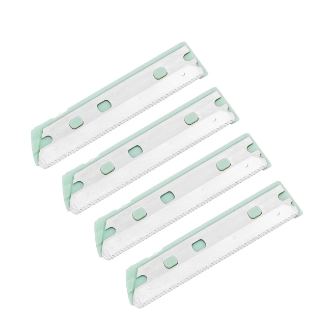 4 blades for an epilation device