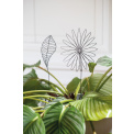 Set of 2 decorative wire leaves - 2
