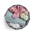 Kosz Homebasket L rhombus light grey - 5