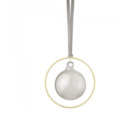 Zestaw 4 zawieszek Kitai bombki smoke