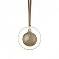 Zestaw 4 zawieszek Kitai bombki coffee - 1