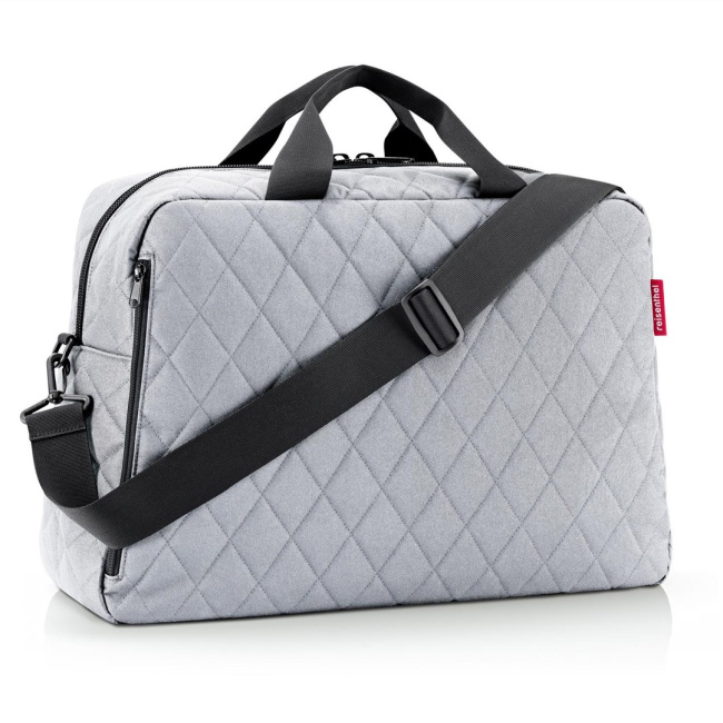 Torba DUFFELBAG M, rhombus light grey