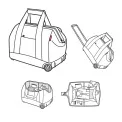 Torba na kółkach Allrounder Trolley 30l dots white - 2