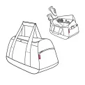 Torba Activitybags 35l dots white - 3