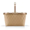 shopping basket CARRYBAG FRAME, rhombus ginger - 3