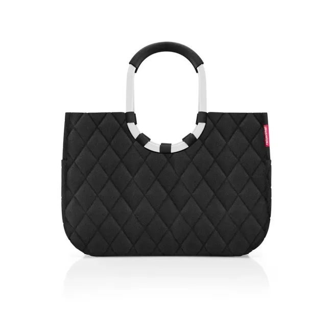 Bag LOOPSHOPPER L, rhombus black - 1