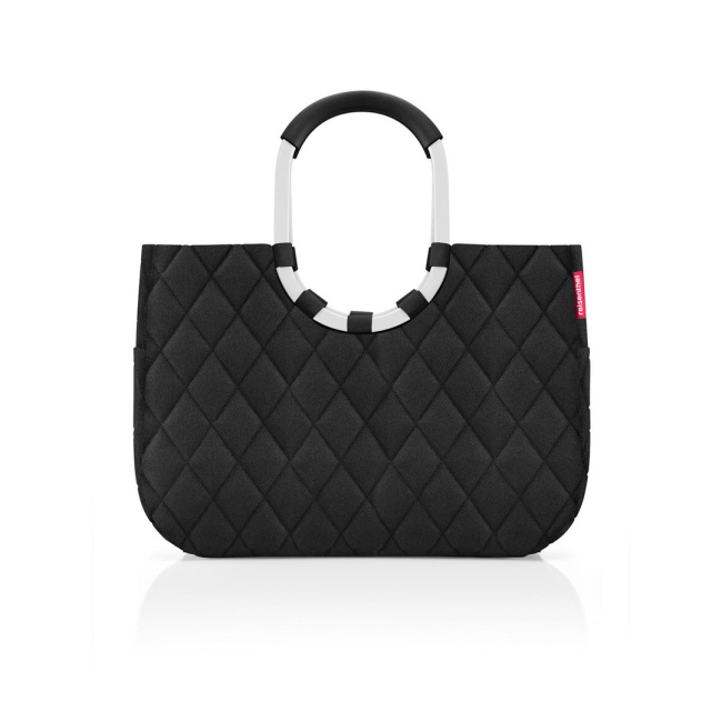 Bag LOOPSHOPPER L, rhombus black