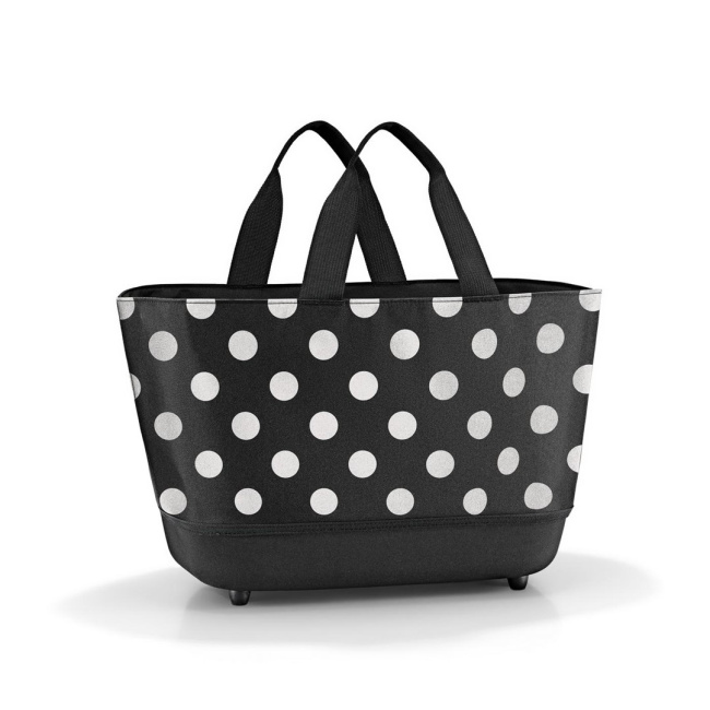 Bag Shoppingbasket 22l dots white