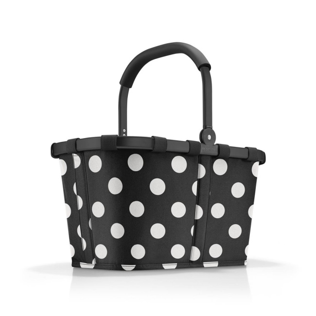 shopping basket Carrybag 22l dots white - 1