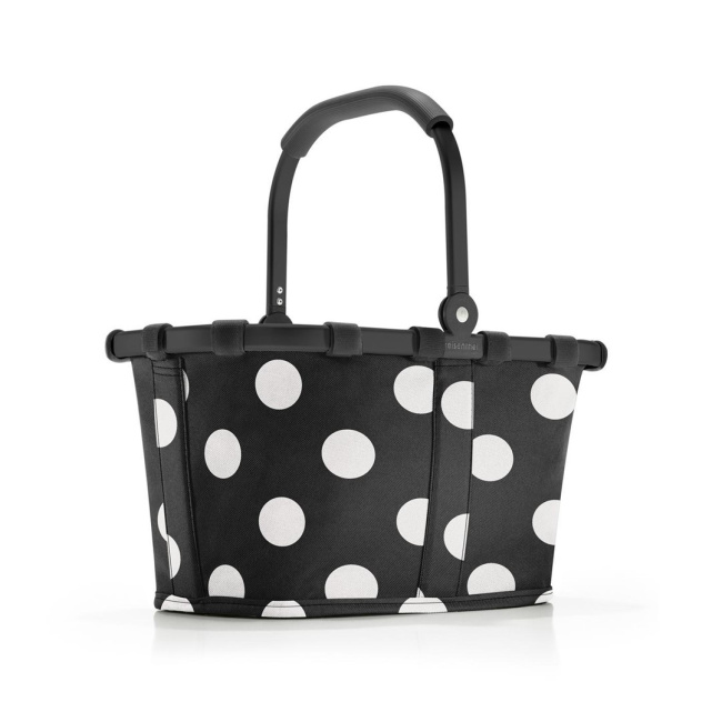 shopping basket Carrybag XS 5l dots white