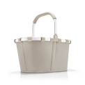 shopping basket Carrybag 22l herringbone sand