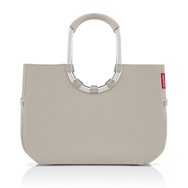 Torba LOOPSHOPPER L, herringbone sand