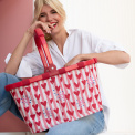 shopping basket Carrybag 22l hearts & stripes - 9