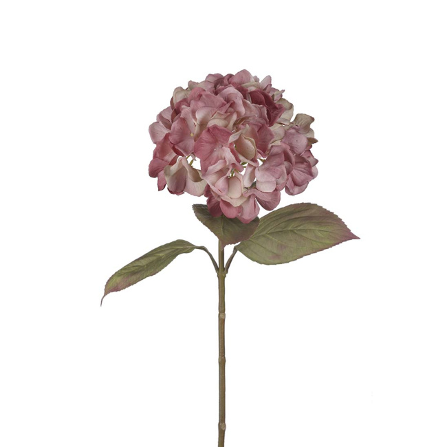 Hydrangea twig 65cm pink