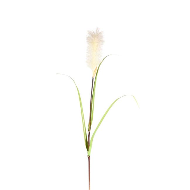 Gałązka trawa 120cm biało-zielona