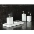 Decorative tray Hammam 35x15x3cm white - 8
